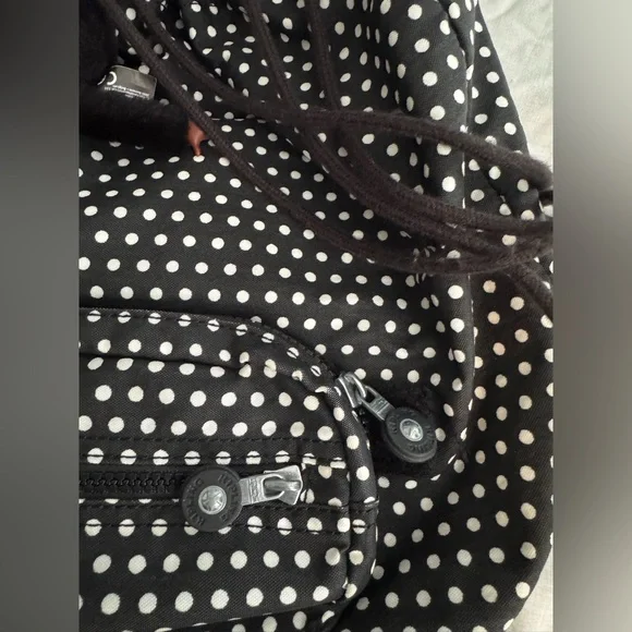 Kipling Dotted Black Backpack - Picture 6 of 8